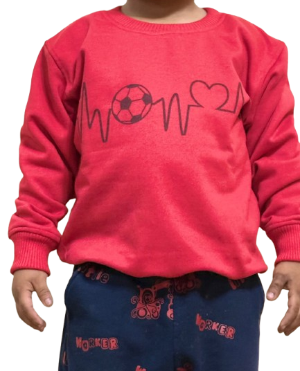 Sudadera_talla_4_rojo Sudadera Niño Talla 4